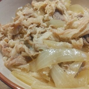 麺つゆだけ！簡単牛丼